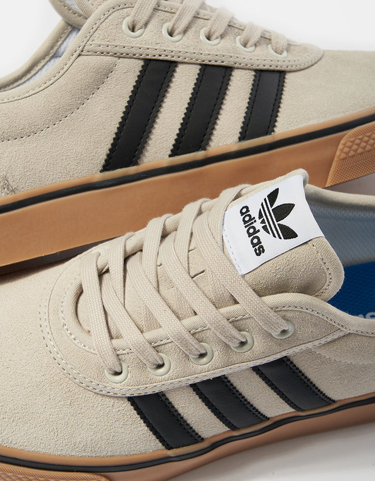 adidas Adi Ease Skate Shoes - Crystal White/Core Black/Gum