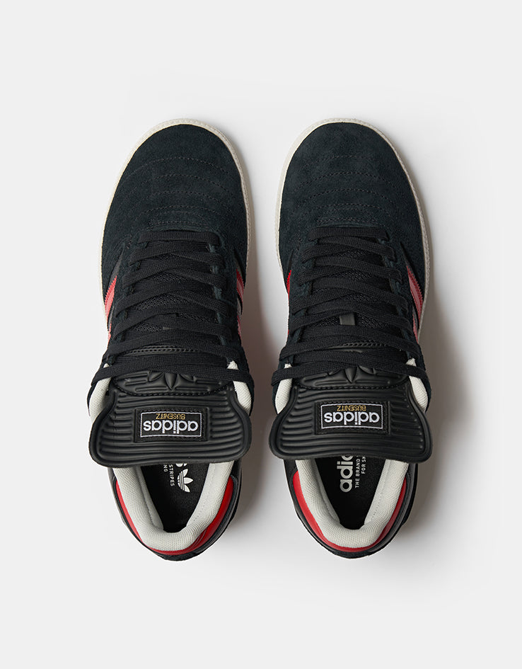 adidas Busenitz Skate Shoes - Core Black/Better Scarlet/White