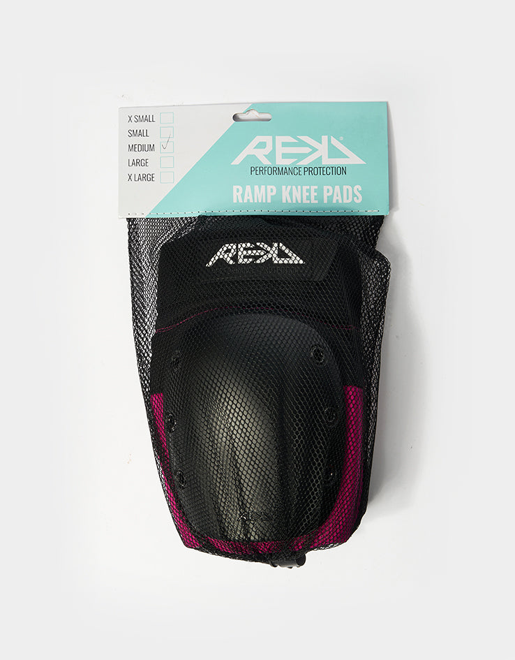 REKD Ramp Knee Pads  - Black/Pink