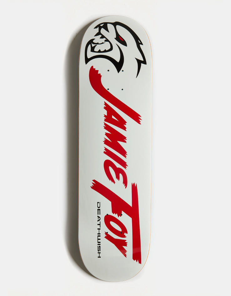 Deathwish Foy Hemi White Skateboard Deck - 8.5"