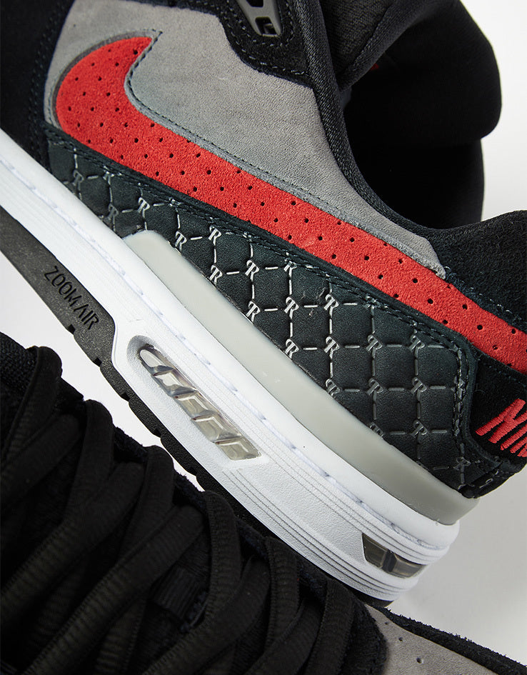 Nike SB Paul Rodriguez Zoom Air Low Skate Shoes - Black/Varsity