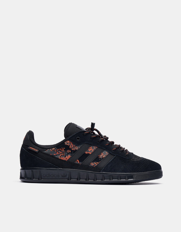 adidas x Mike Arnold Handball Top Skate Shoes - Core Black/Core Black/Semi Impact Orange