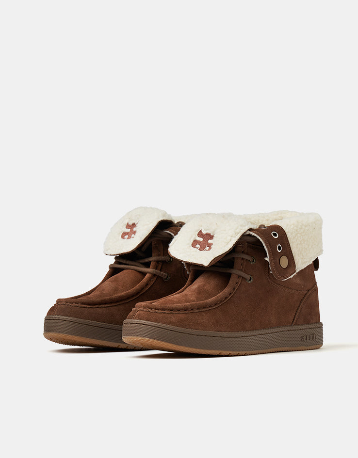 Ipath Cats Shearling Boot - Brown Suede