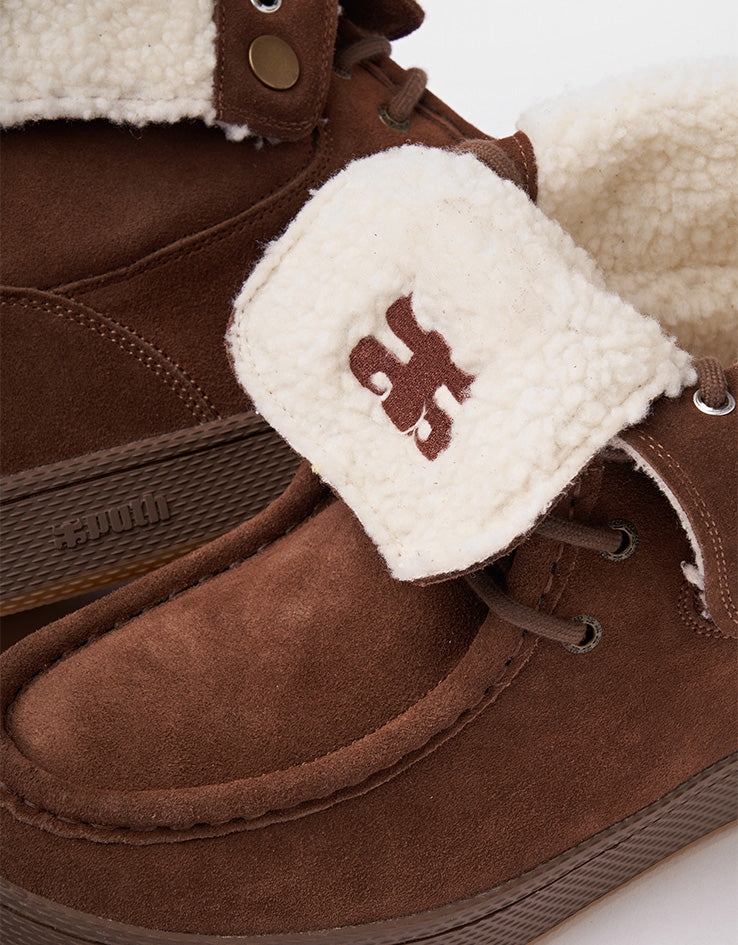 Ipath Cats Shearling Boot - Brown Suede