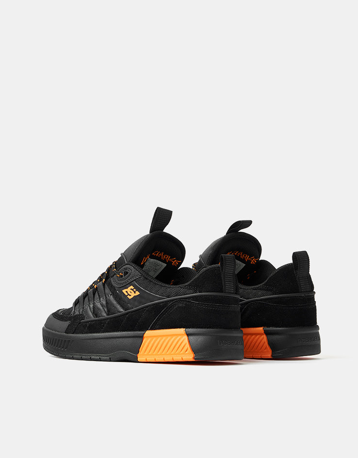 DC Lucien Skate Shoes - Black/Black/Orange
