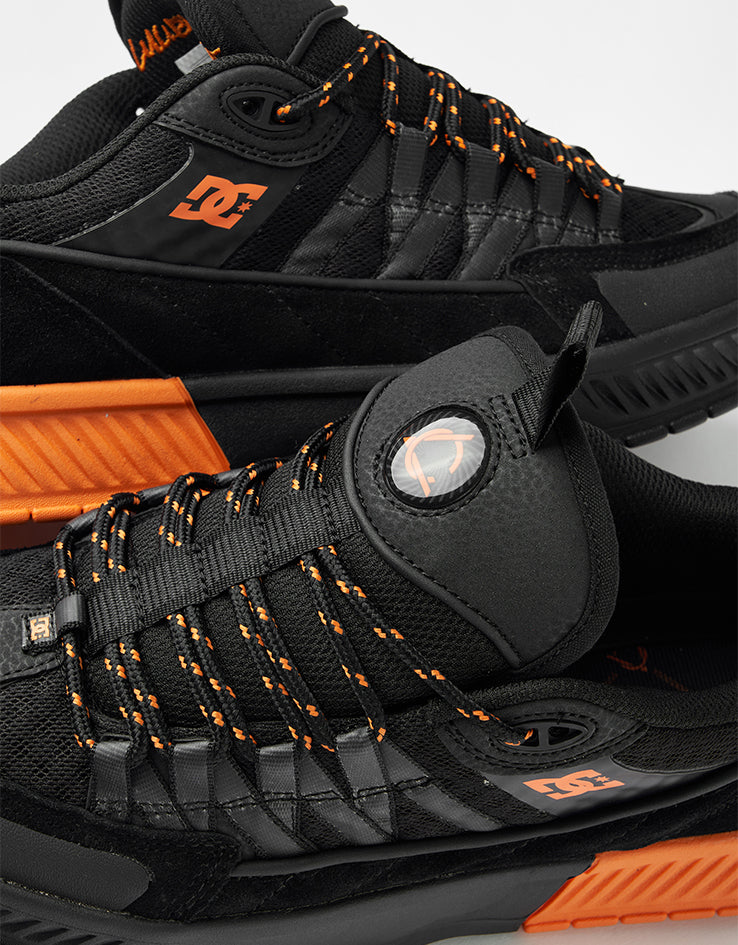 DC Lucien Skate Shoes - Black/Black/Orange