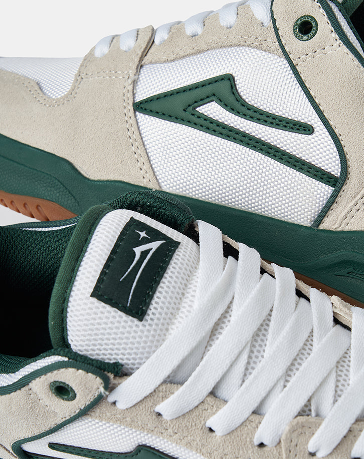 Lakai Telford Elite Skate Shoes - Cordura White/Spruce