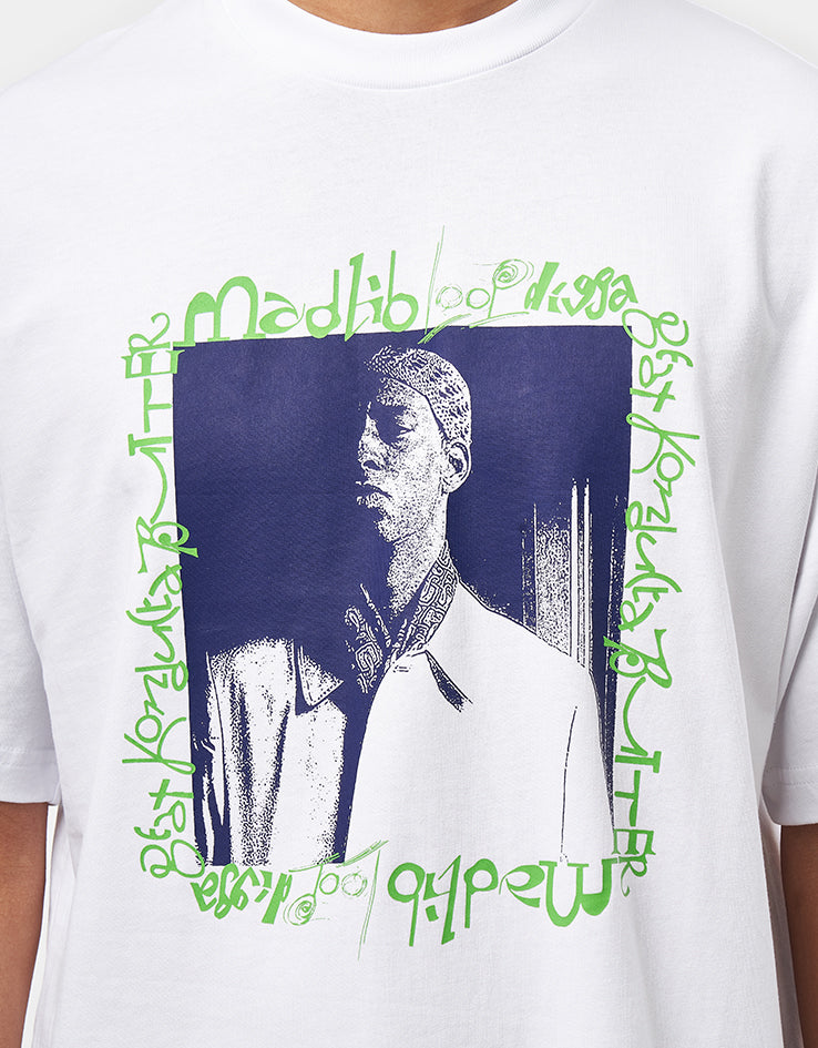 Butter Goods x Madlib Loop Digga T-Shirt - White
