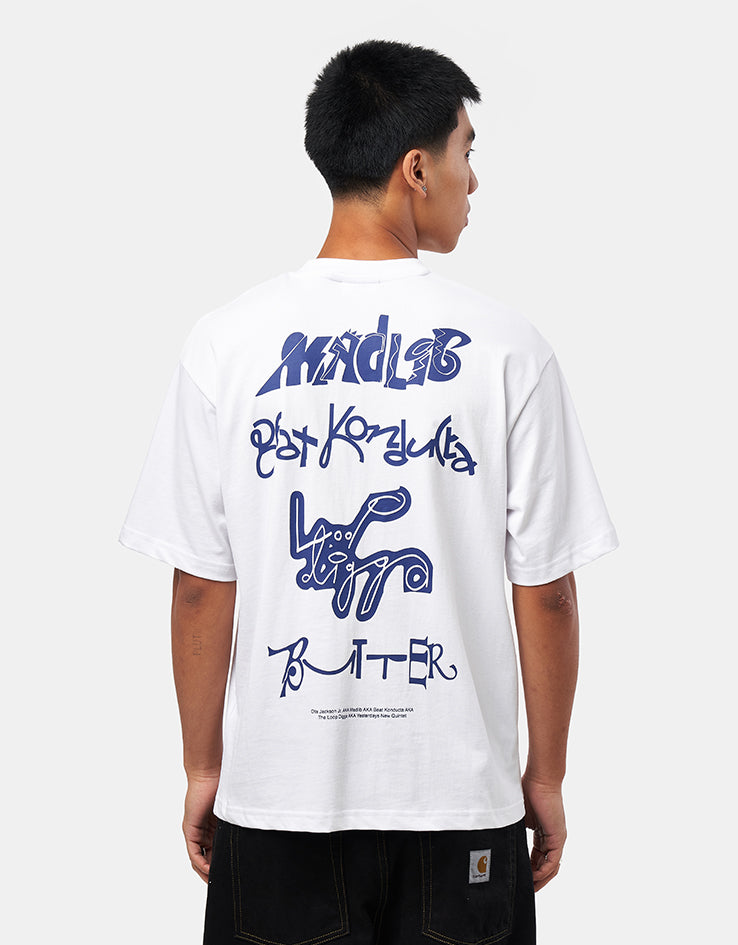Butter Goods x Madlib Alias T-Shirt - White