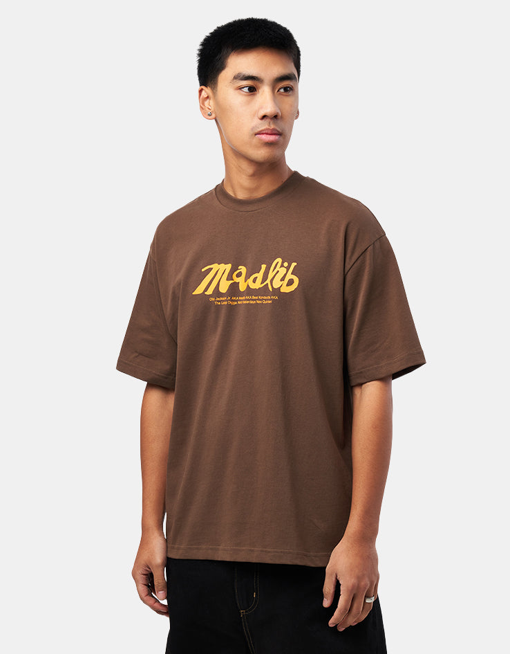 Butter Goods x Madlib Alias T-Shirt - Brown