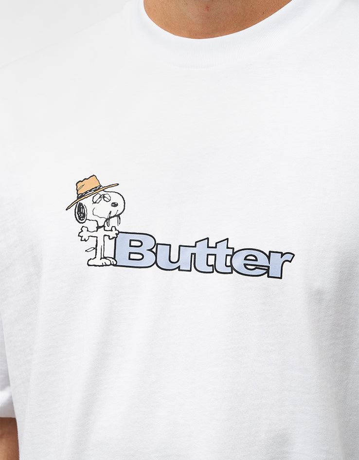 Butter Goods x Peanuts Spike Logo T-Shirt - White – Route One