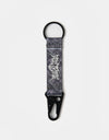 Route One Tree Camo Key Clip - Black