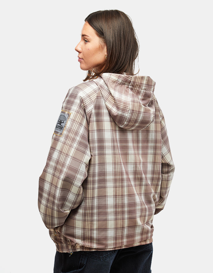 Butter Goods Equipment Anorak - Plaid/Natural – Route One