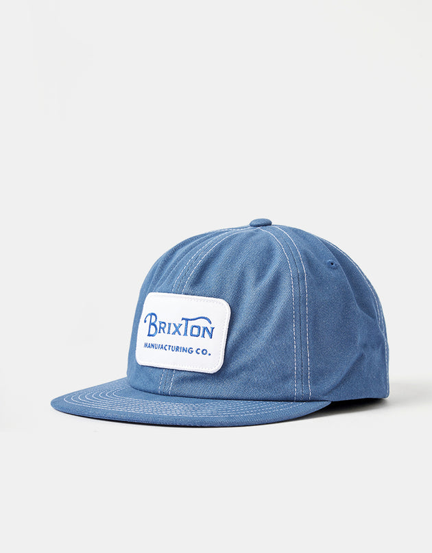Brixton Grade Snapback Cap - Denim