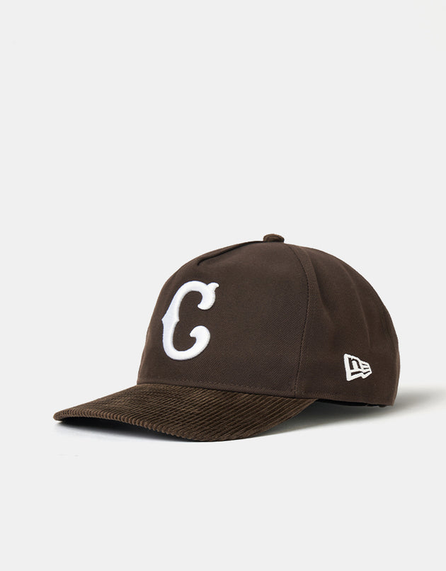 New Era Chicago Cubs MLB Cooperstown Cord 19TWENTY® Snapback Cap - Dark Brown