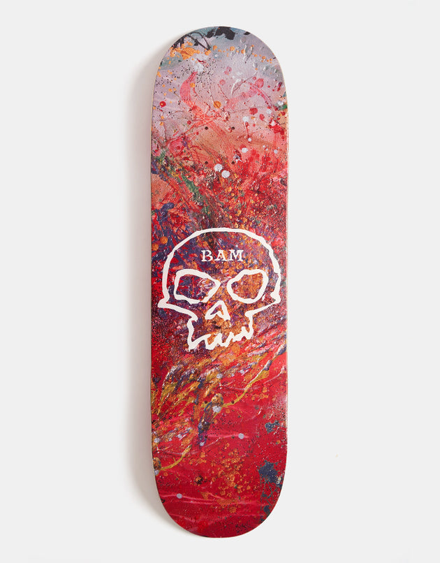 Zero x Bam Margera Single Skull Skateboard Deck - 8.5"