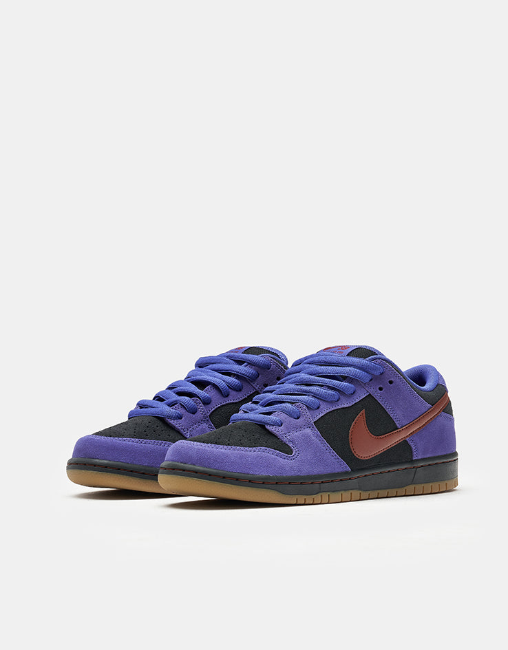 Nike SB Dunk Low Pro Skate Shoes - Persian Violet/Cinnamon-Off