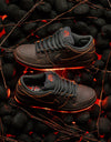 Nike SB 'Krampus' Dunk Low Pro Premium Skate Shoes - Dk Smoke Grey/Campfire Orange-Black