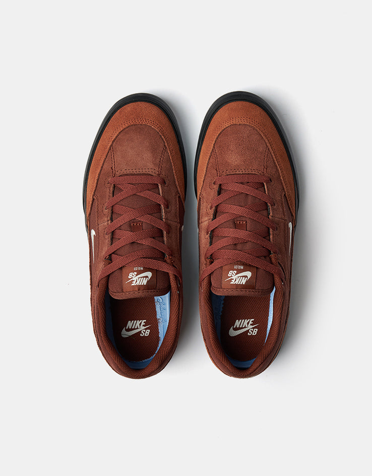 Nike SB Malor Skate Shoes - Cinnamon/Light Bone-Dark Russet-Black