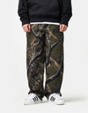 Route One Super Baggy Canvas Pants - Tree Camo (Green)