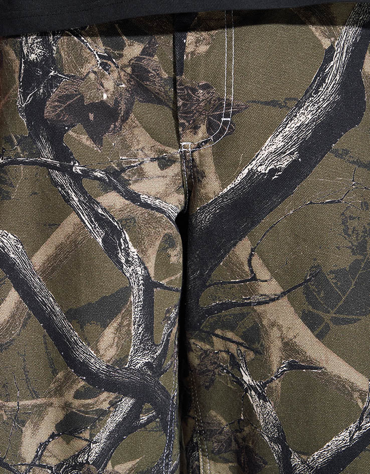 Route One Super Baggy Canvas Pants - Tree Camo (Green)