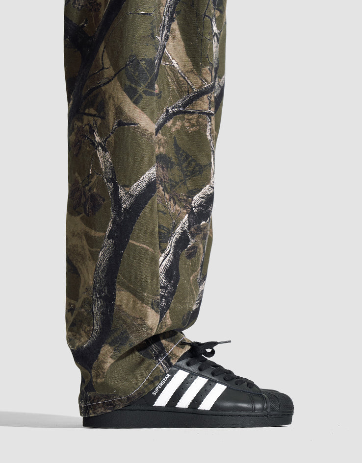 Route One Super Baggy Canvas Pants - Tree Camo (Green)