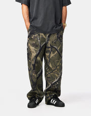 Route One Super Baggy Canvas Pants - Tree Camo (Green)