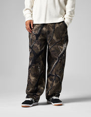 Route One Super Baggy Canvas Pants - Tree Camo (Green)