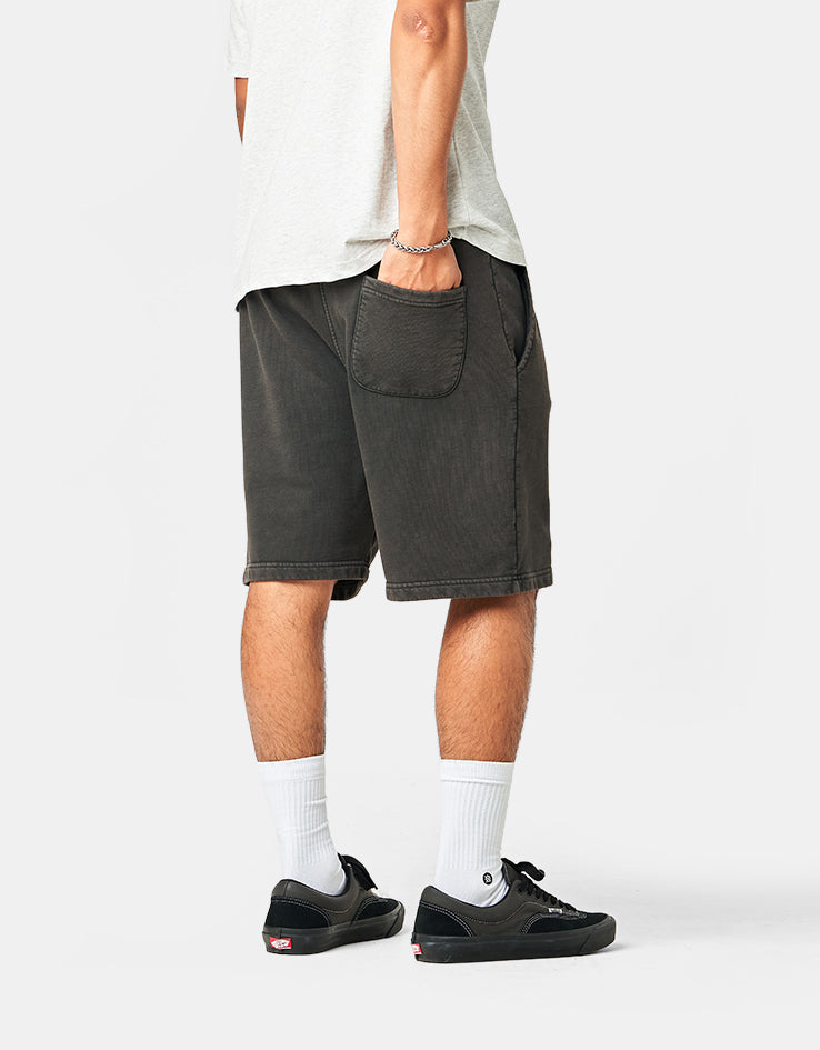 Route One Sweat Short - Brown (Acid Wash)