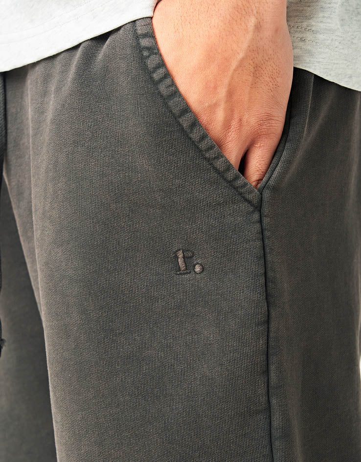 Route One Sweat Short - Brown (Acid Wash)