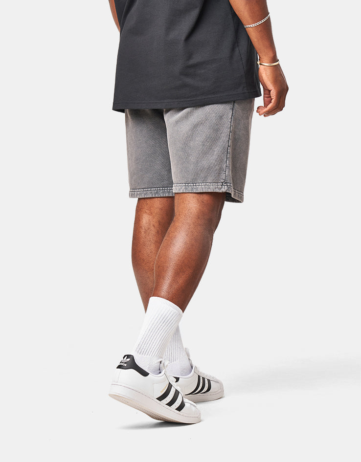 Route One Sweat Short - Grey (Acid Wash)