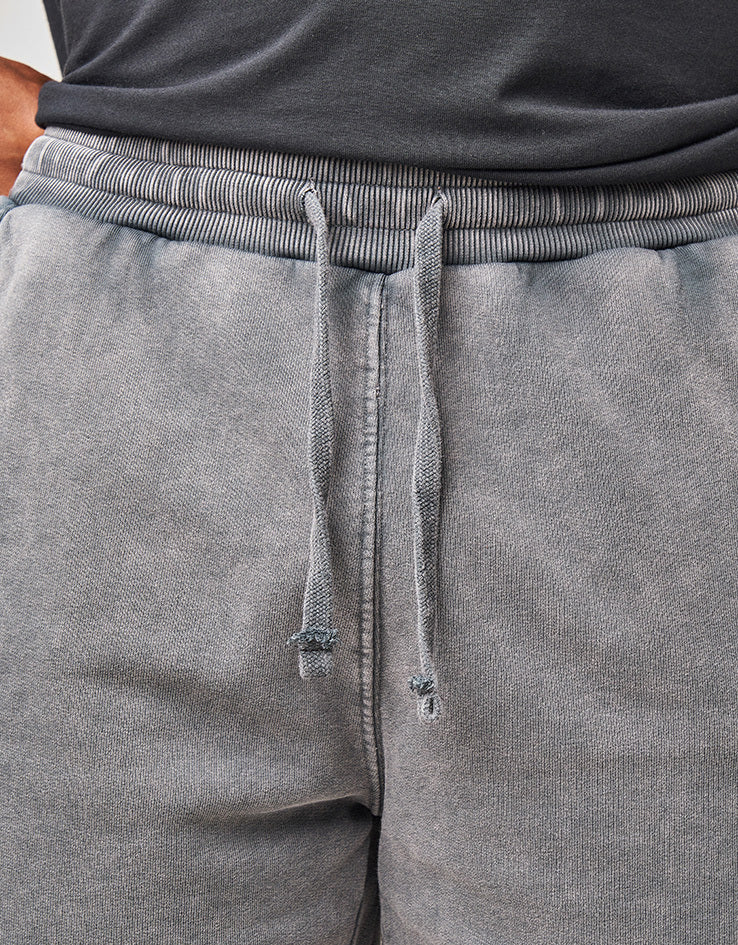 Route One Sweat Short - Grey (Acid Wash)