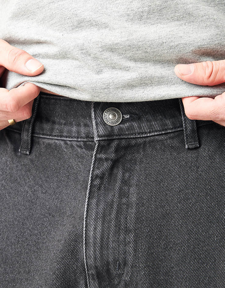 Route One Denim Carpenter Shorts - Washed Black