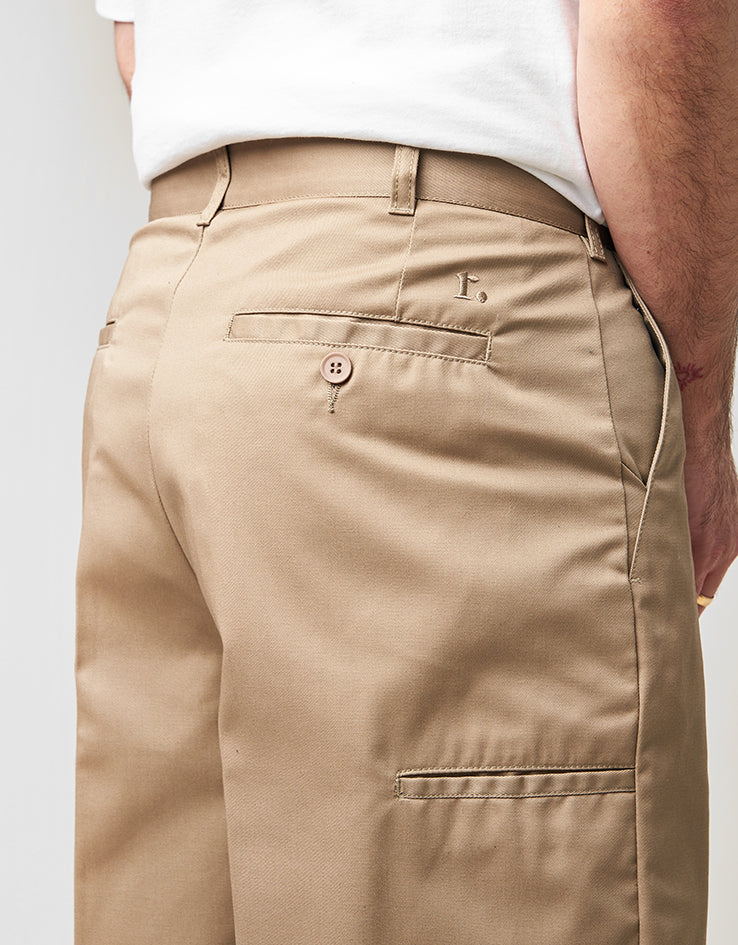 Route One Work Shorts - Khaki