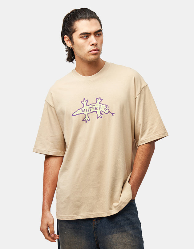 Butter Goods Reptile T-Shirt - Tan