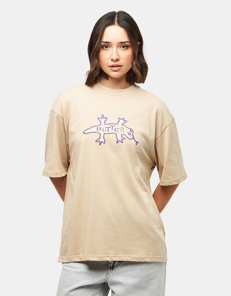 Butter Goods Reptile T-Shirt - Tan