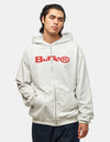 Butter Goods Registered Zip-Thru Hoodie - Ash