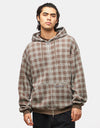 Butter Goods Waffle Zip-Thru Hoodie - Plaid