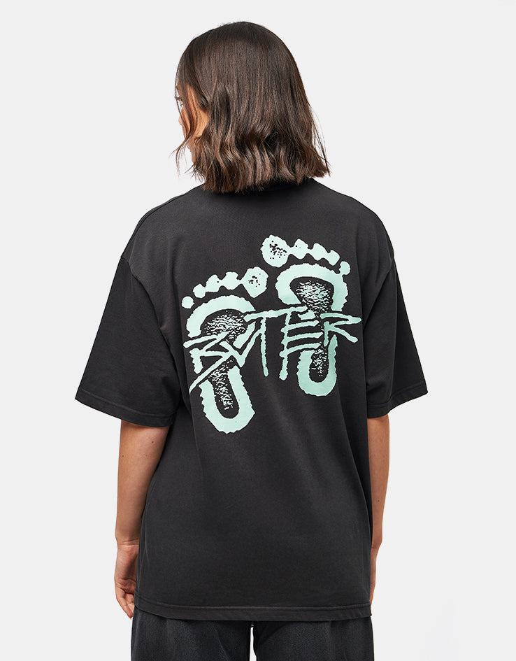 Butter Goods Footprints T-Shirt - Black