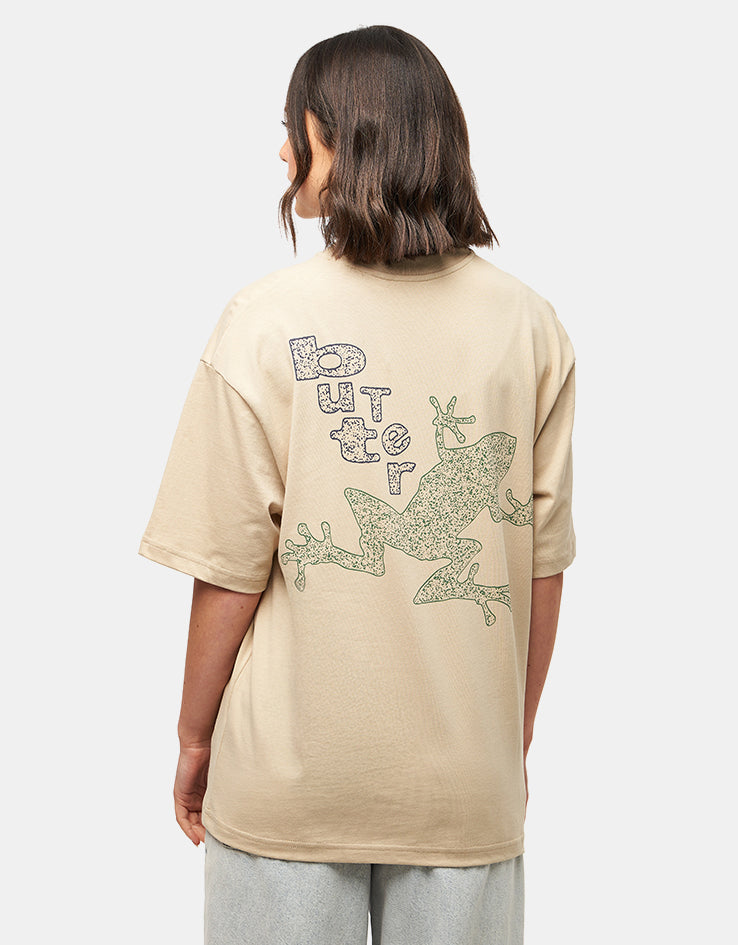 Butter Goods Croaker T-Shirt - Taupe