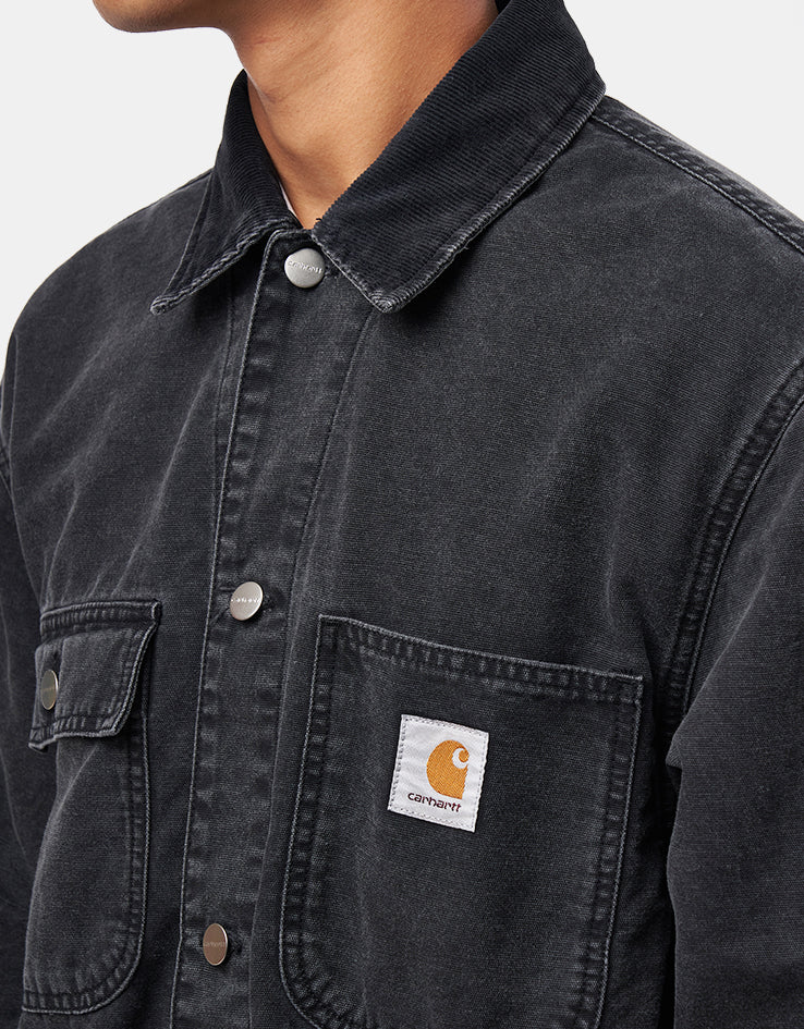 Carhartt WIP Mitch Shirt Jacket - Black/Black (Dusky Canvas)
