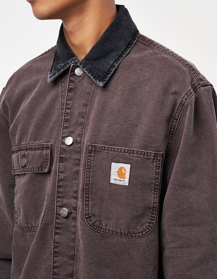 Carhartt WIP Mitch Shirt Jacket - Palisander/Black (Dusky Canvas)