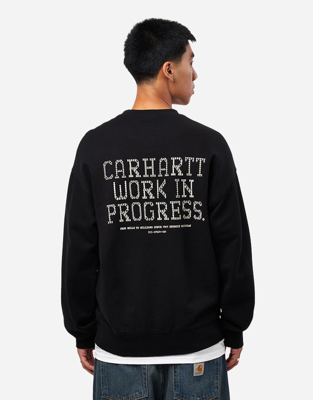 Carhartt WIP Punched Sweat - Black