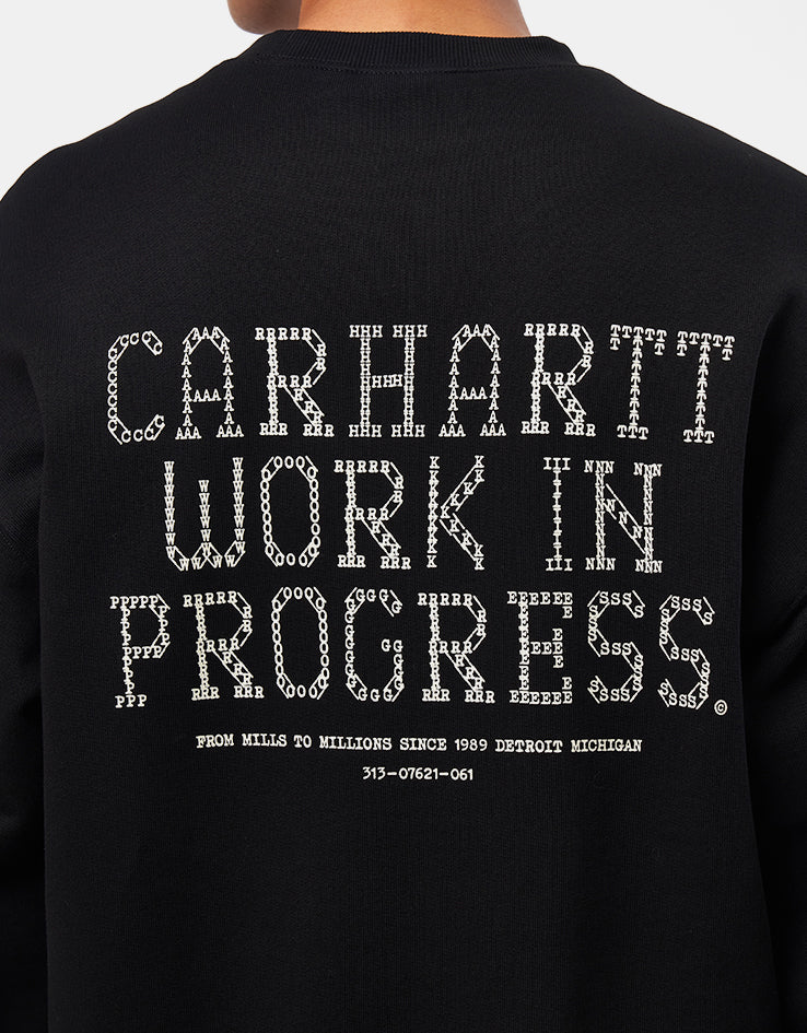 Carhartt WIP Punched Sweat - Black