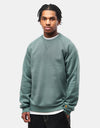 Carhartt WIP Chase Sweat - Velvet Green/Gold