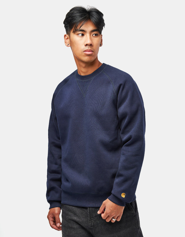 Carhartt WIP Chase Sweat - Jupiter/Gold