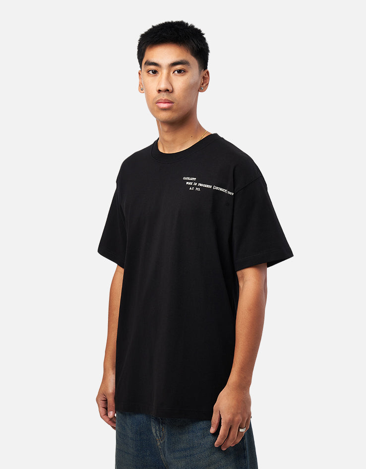 Carhartt WIP S/S Punched T-Shirt - Black