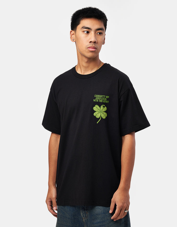 Carhartt WIP S/S Clover T-Shirt - Black