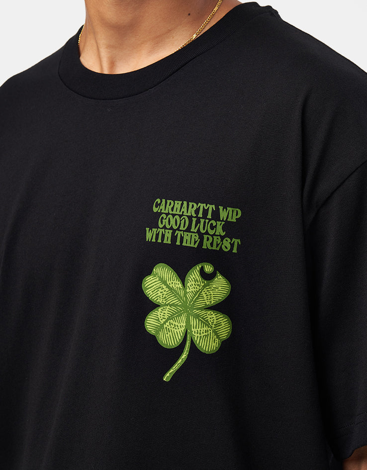 Carhartt WIP S/S Clover T-Shirt - Black