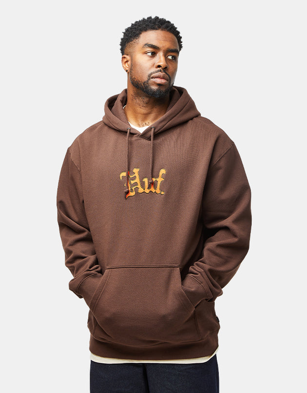 HUF Noble Pullover Hoodie - Chocolate